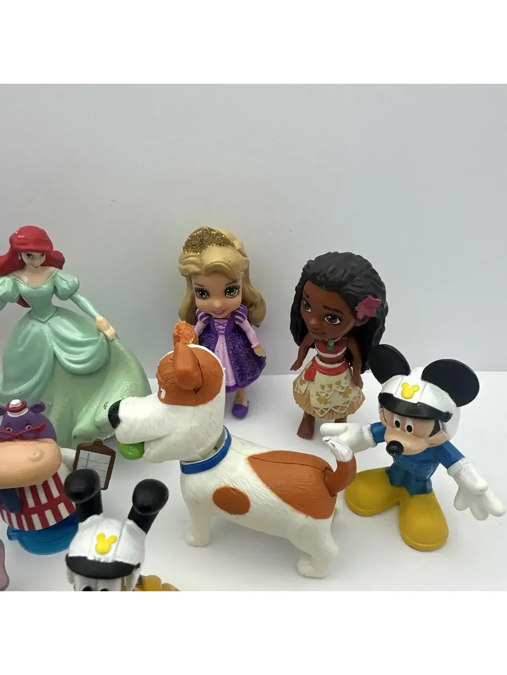 Disney Lot Of 15 Characters Figures Collection Of Miniatures Collectibles, Rare